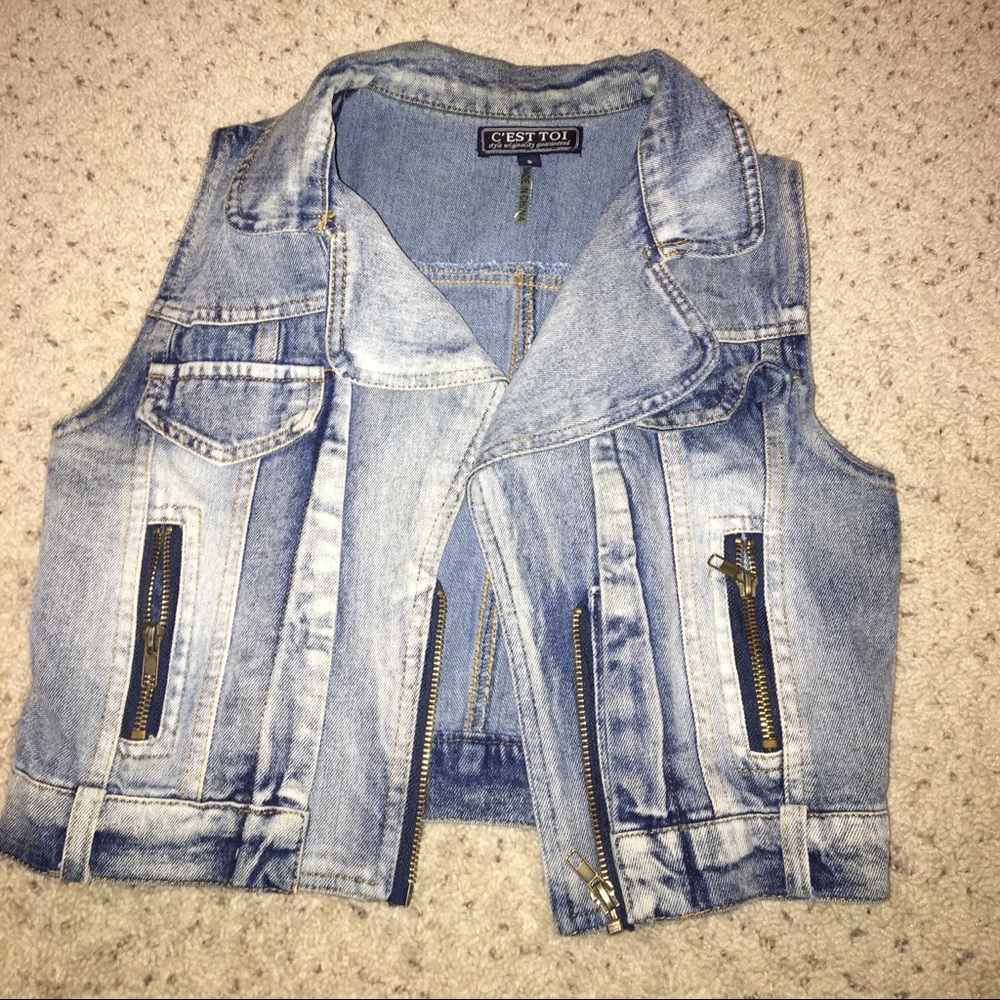 Motor Denim Vest